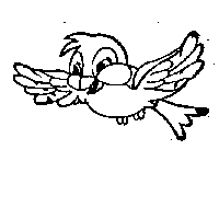 鳥圖（墨色）