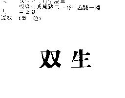 双生五金行　李漢章 双生