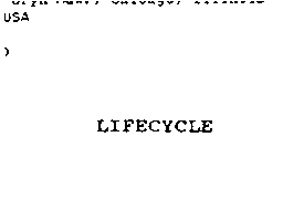 LIFECYCLE
