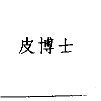 皮博士