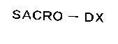 SACRO-DX