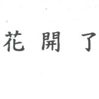 花開了
