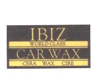 IBIZ WORLD CLASS CAR WAX CERA WAX CIRE及圖