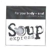 Soup express For your body + soul 設計圖