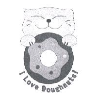 I Love Doughnuts！甜甜圈貓設計圖