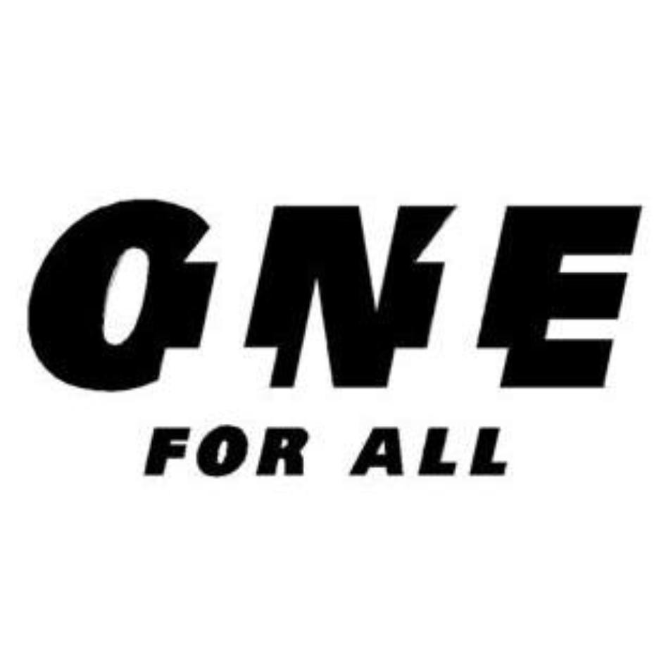 ONE FOR ALL設計字