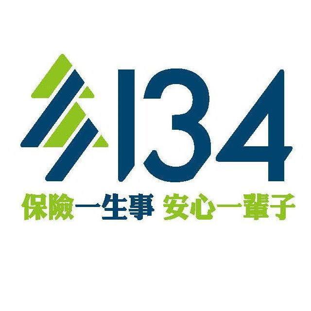 134彩色樹標章