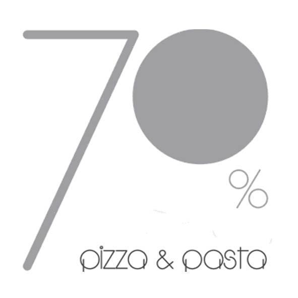 70% pizza & pasta