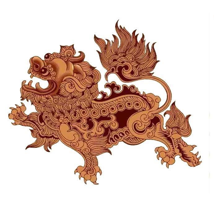 敬仁公司標章(麒麟圖)