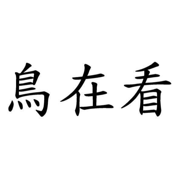 鳥在看