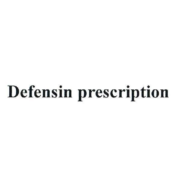 Defensin prescription