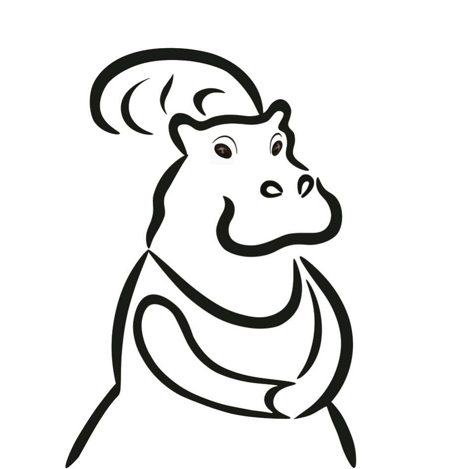 河馬小姐輪廓圖