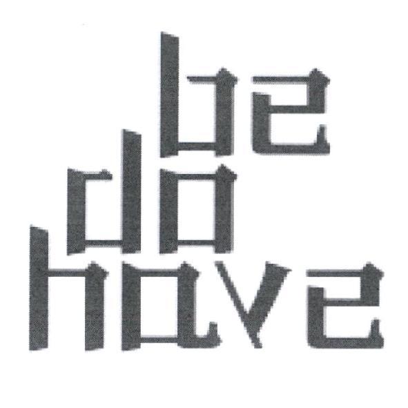 be do have設計字