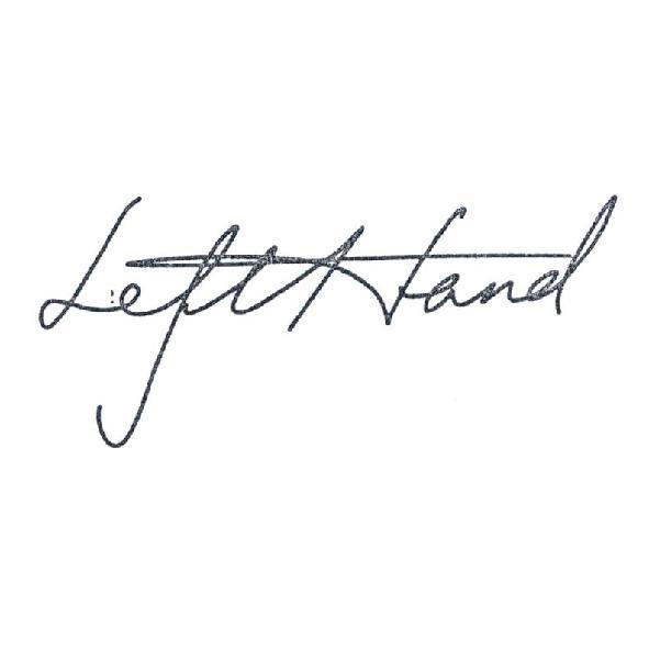 Left Hand設計字