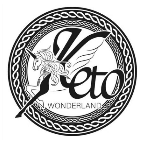 Keto WONDERLAND設計字及圖