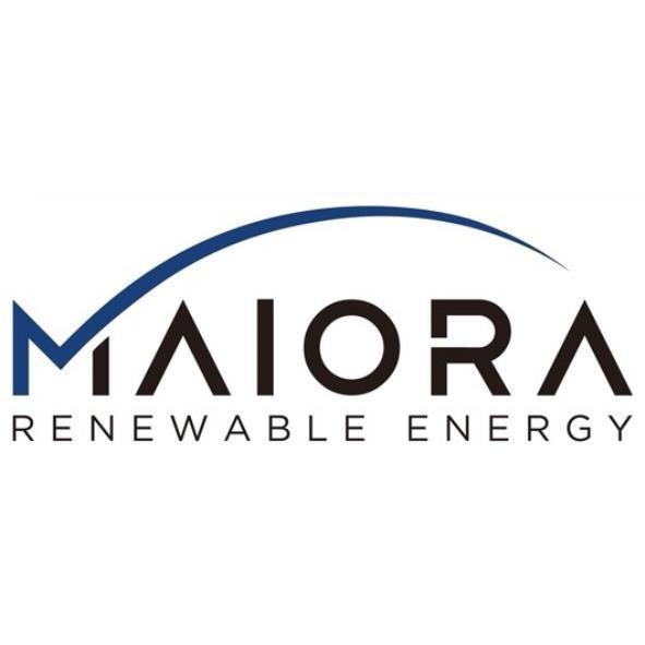 MAIORA RENEWABLE ENERGY logo with the swooping M