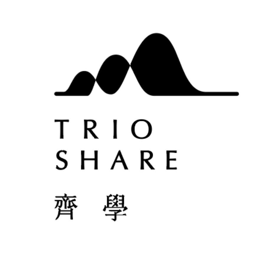 TRIO SHARE 齊學 and logo