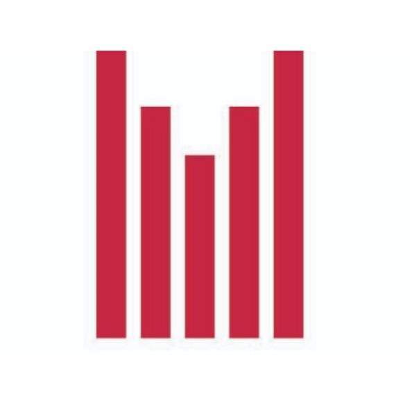 Five Bar M Logo (Red)