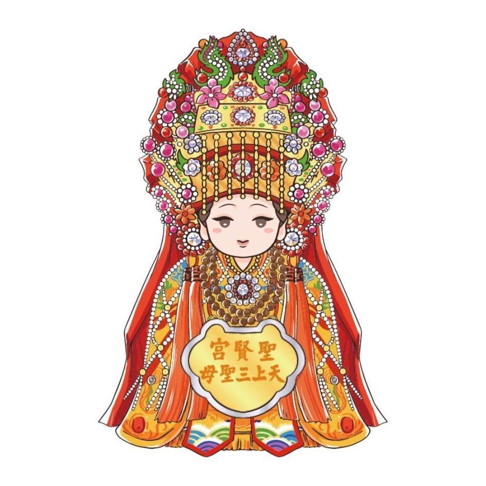 聖賢宮天上三聖母及圖